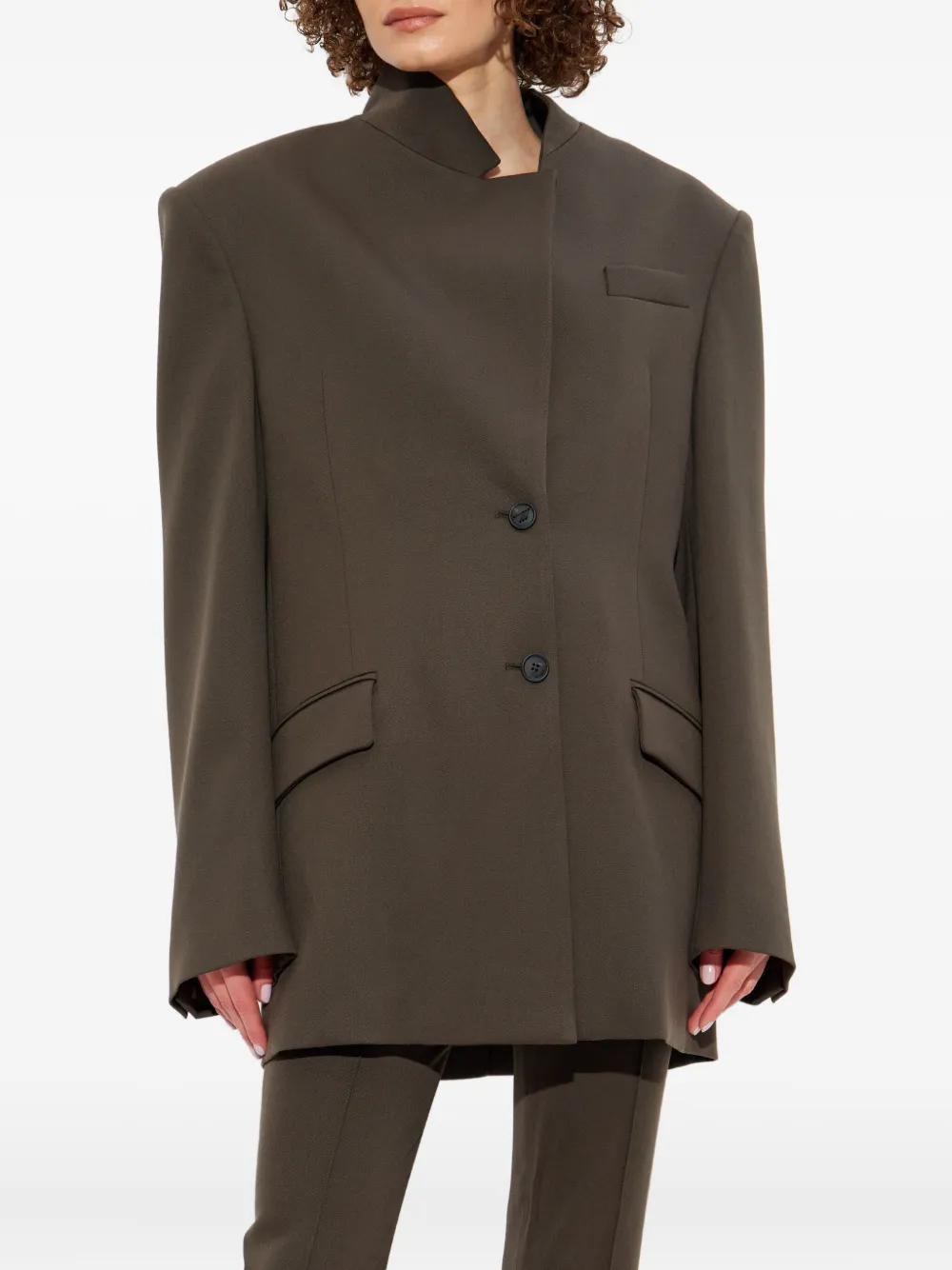 The Attico single-breasted blazer Bruin