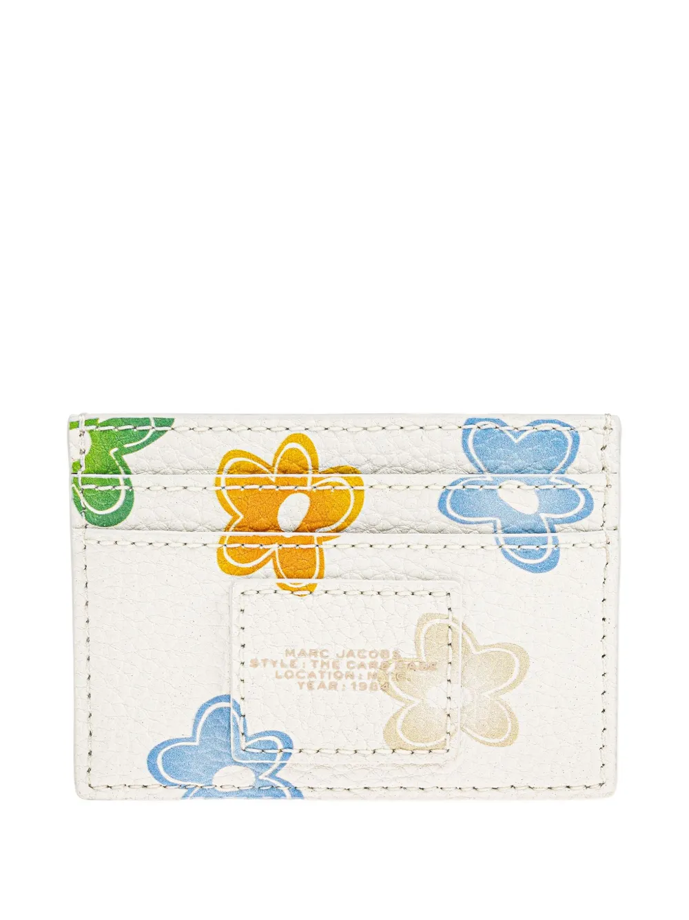 Marc Jacobs The Wild Daisy pasjeshouder met bloemenprint Wit