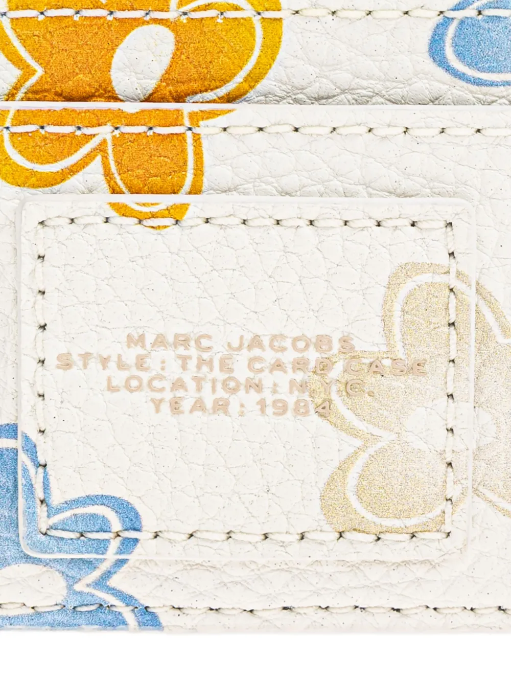 Marc Jacobs The Wild Daisy pasjeshouder met bloemenprint Wit