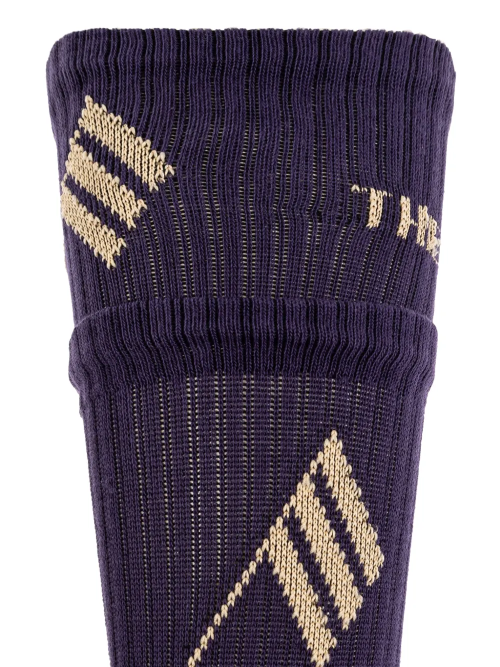 The Attico flag-logo cotton socks Blauw