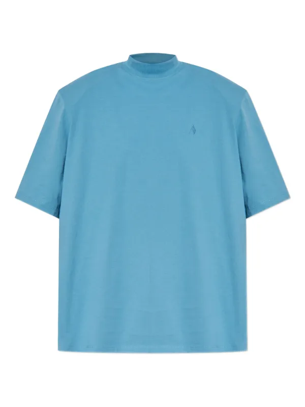 The Attico T-shirt Con Ricamo | Blu | FARFETCH IT