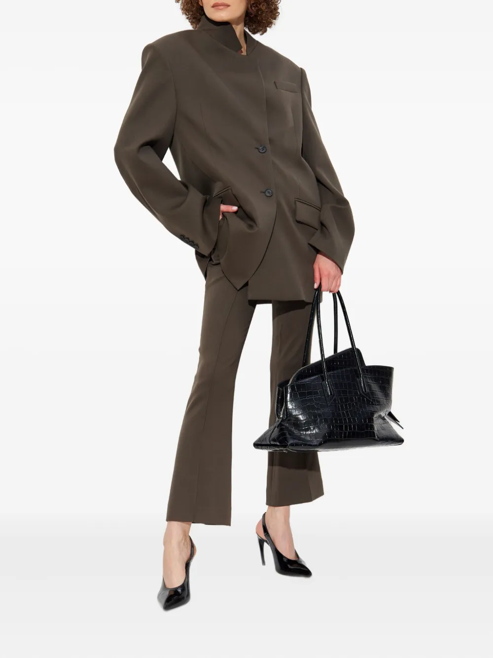 The Attico wool trousers Bruin