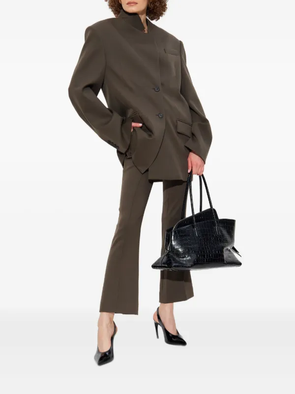 The Attico Wool Trousers | Brown | FARFETCH
