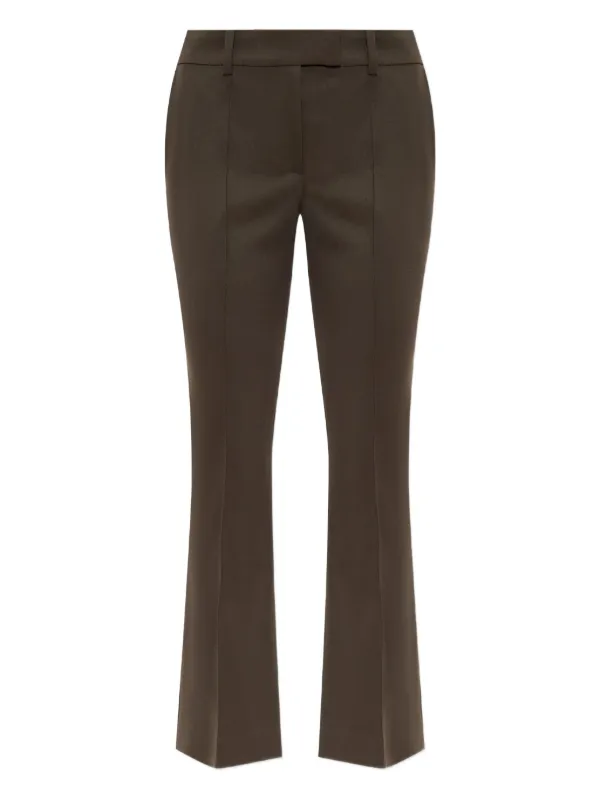 The Attico Wool Trousers in Brown