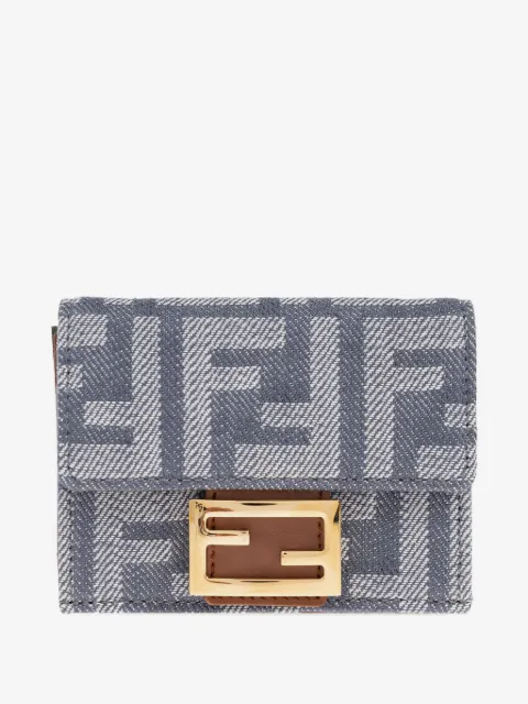 FENDI portefeuille pliant à motif FF