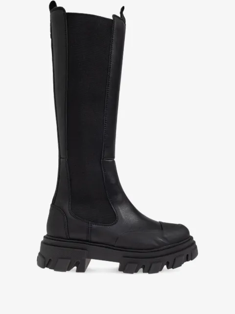 GANNI botas altas con tacón de 55mm