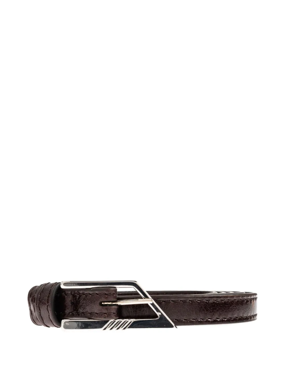The Attico Friday leren shopper Rood