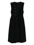 Kinyan Lam hand embroidery sleeveless coat - Blue