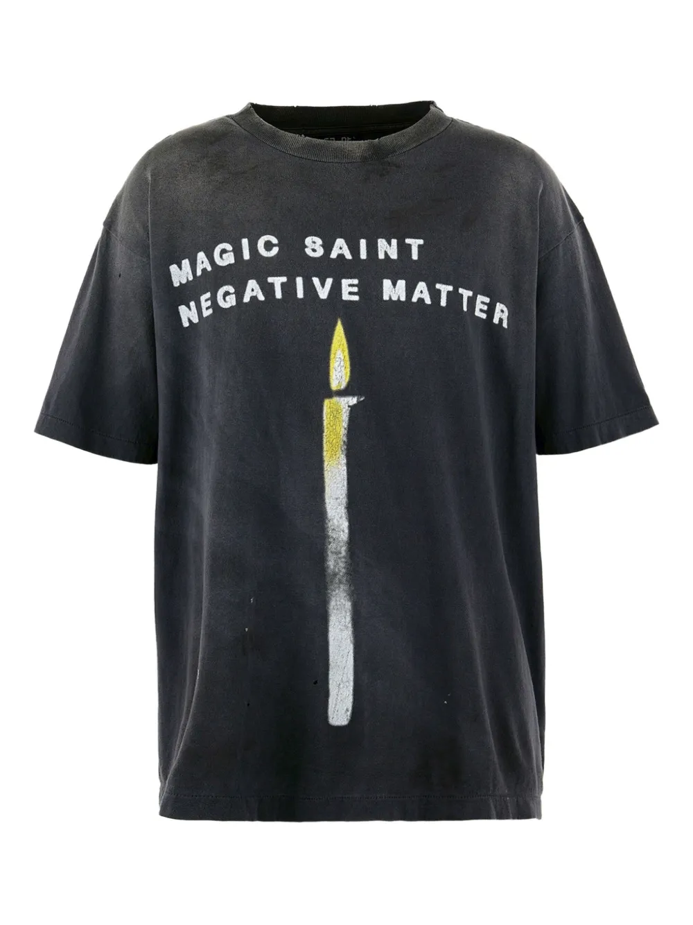 SAINT MXXXXXX graphic-print T-shirt | Black | Image 1