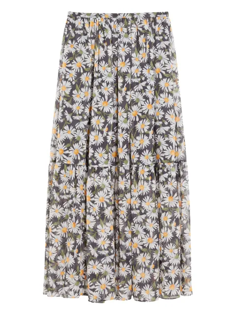 Weekend Max Mara Artello floral print tiered skirt