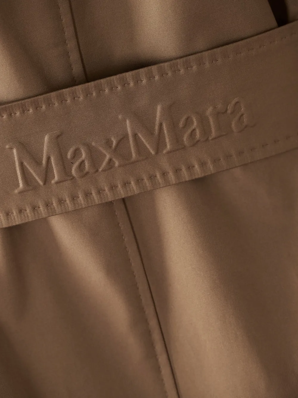 Max Mara belted double-breasted trench coat Bruin