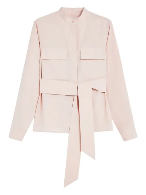 Weekend Max Mara belted peplum shirt