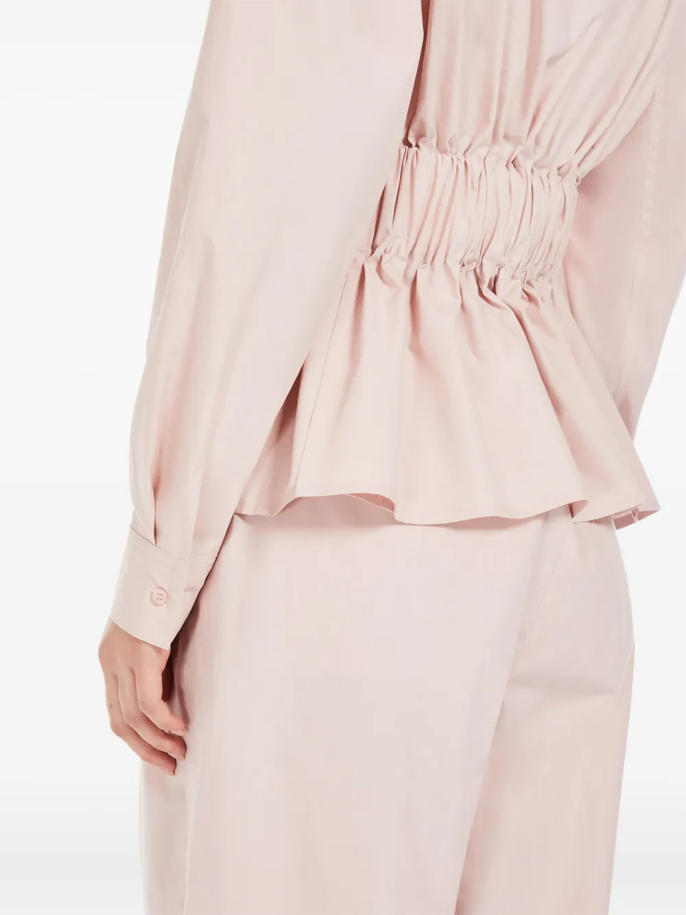 Weekend Max Mara Peplum blouse Roze