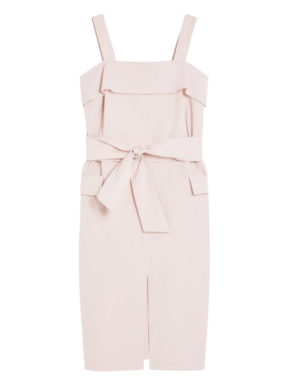 Weekend Max Mara Jurk met ruches en ceintuur Roze