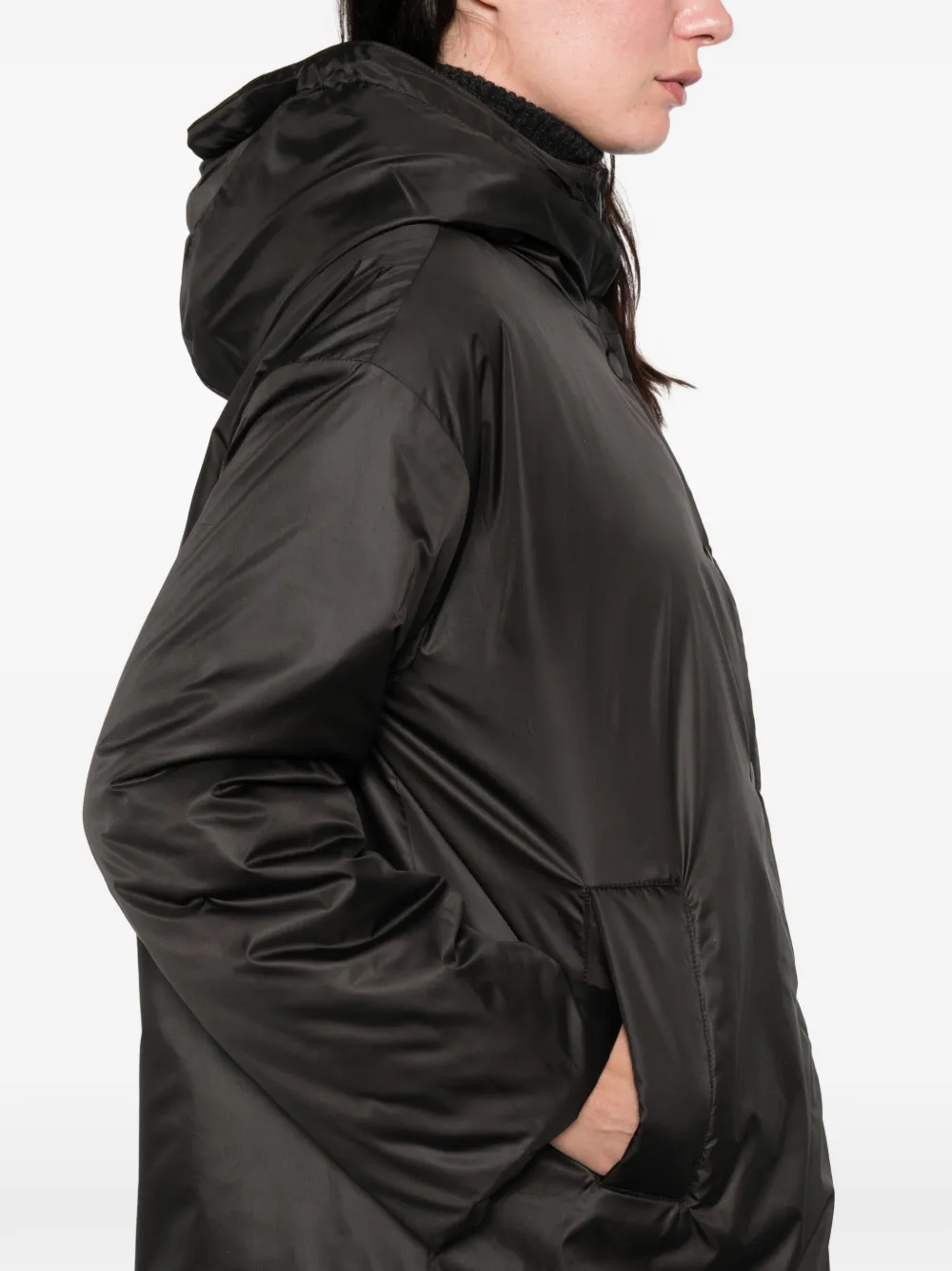 Iblues Alben Hooded Jacket In Black