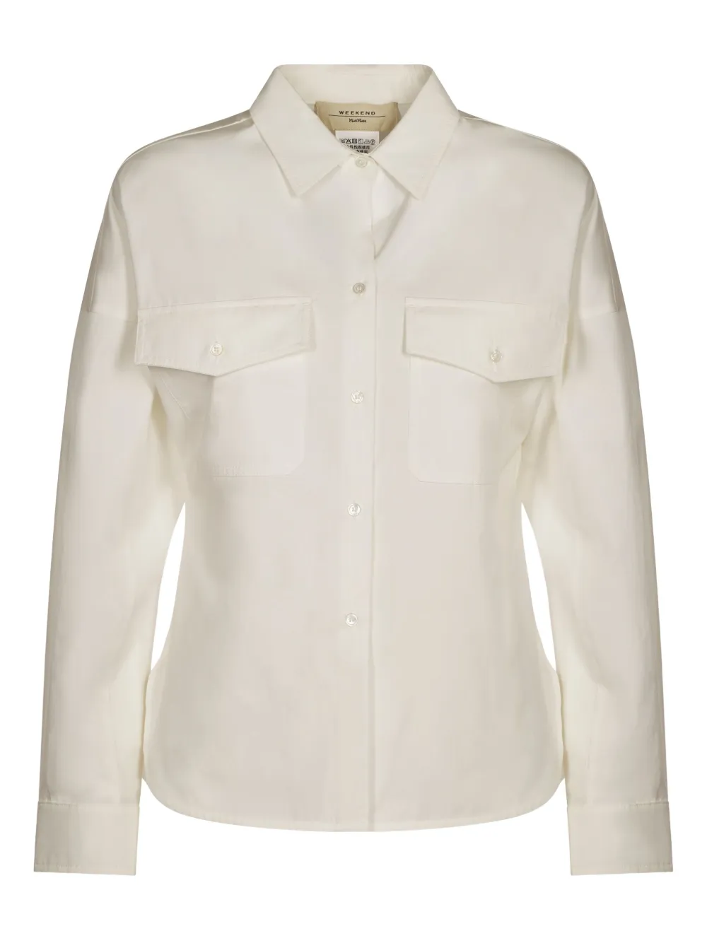 Weekend Max Mara patch-pockets button-fastening shirt Wit