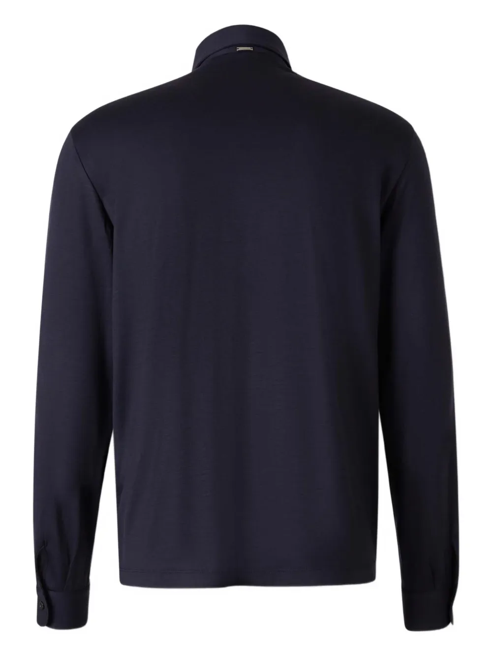 Herno Poloshirt met lange mouwen Blauw