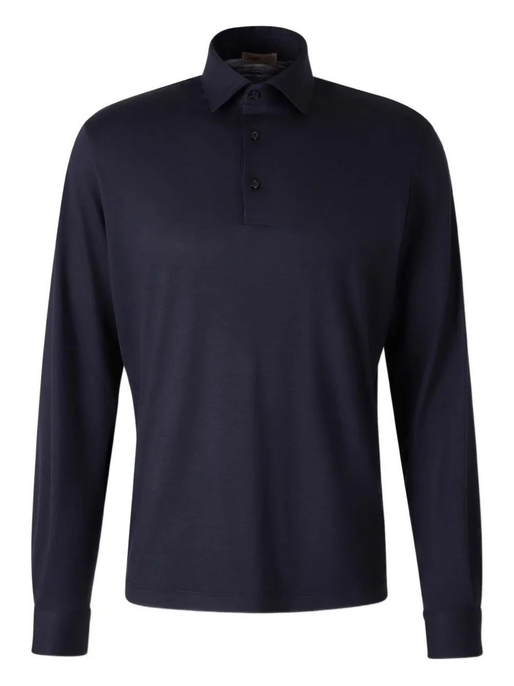 Herno long-sleeve polo shirt Blauw