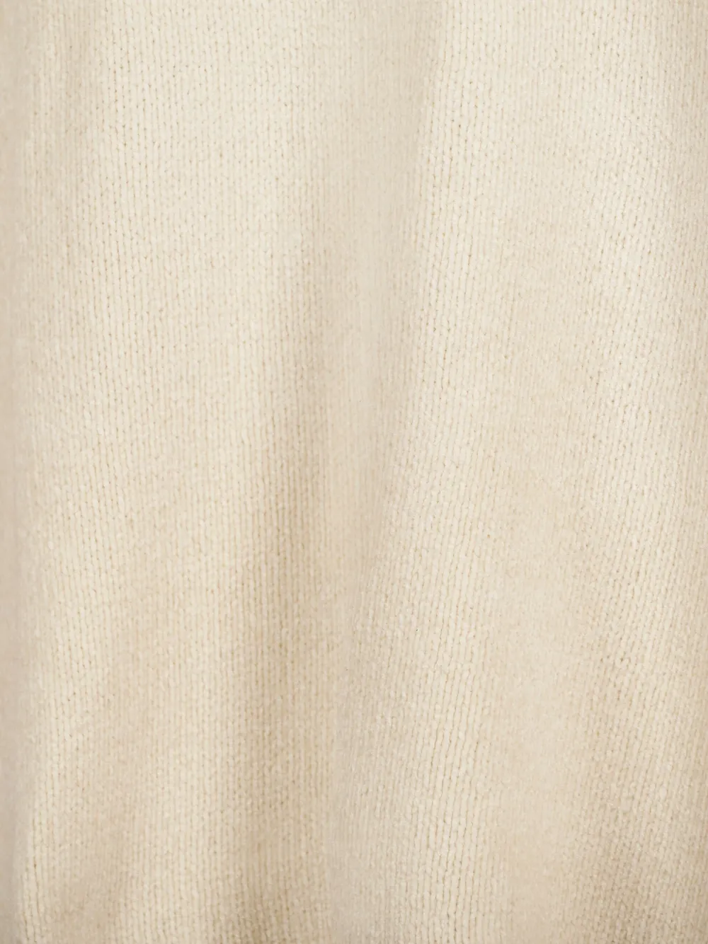 LouLou de Saison Tuvalu trui met V-hals Beige