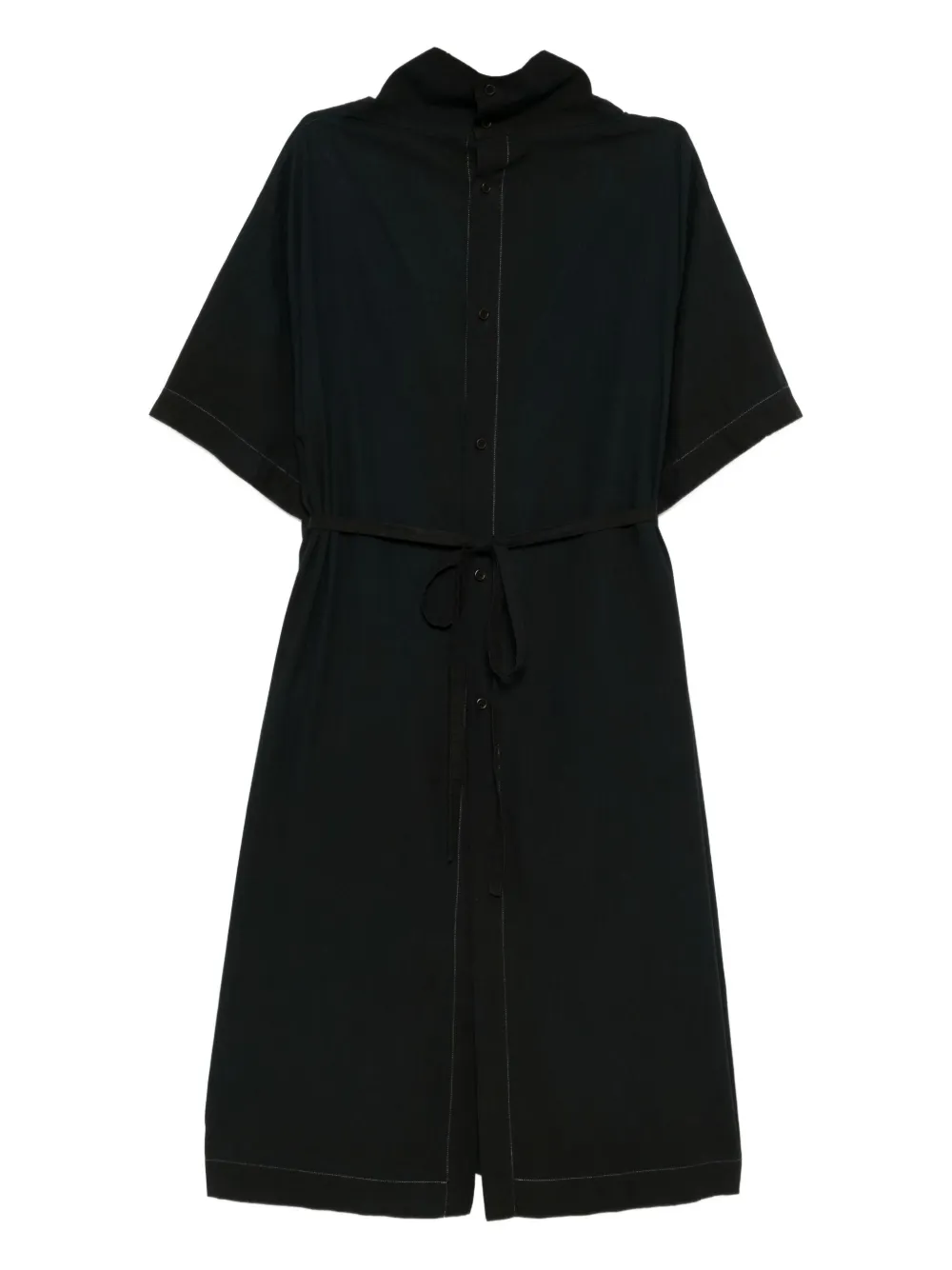 Kinyan Lam embroidered natural-dye shirt | Blue | Image 1