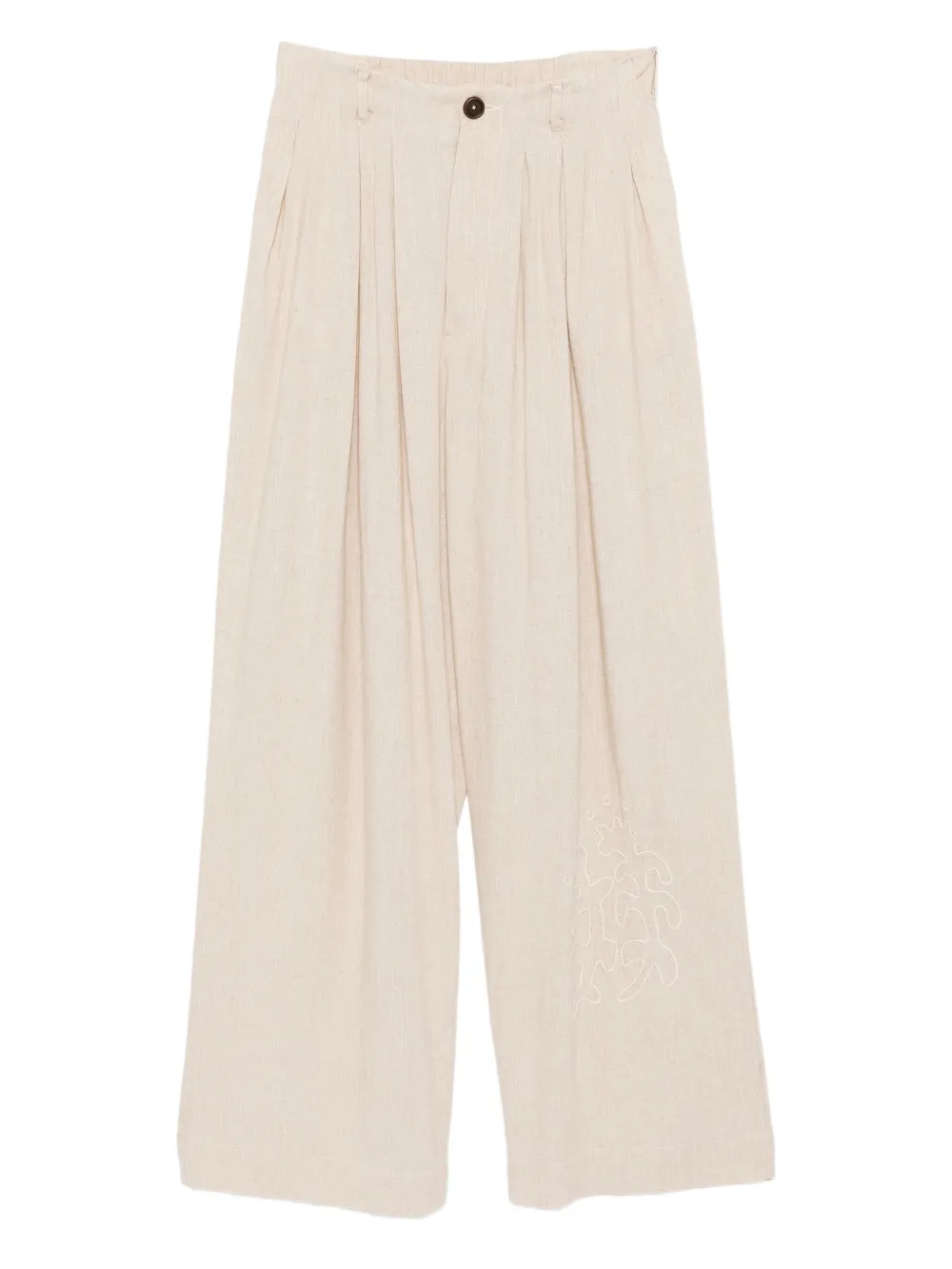 Kinyan Lam Plooibroek Beige