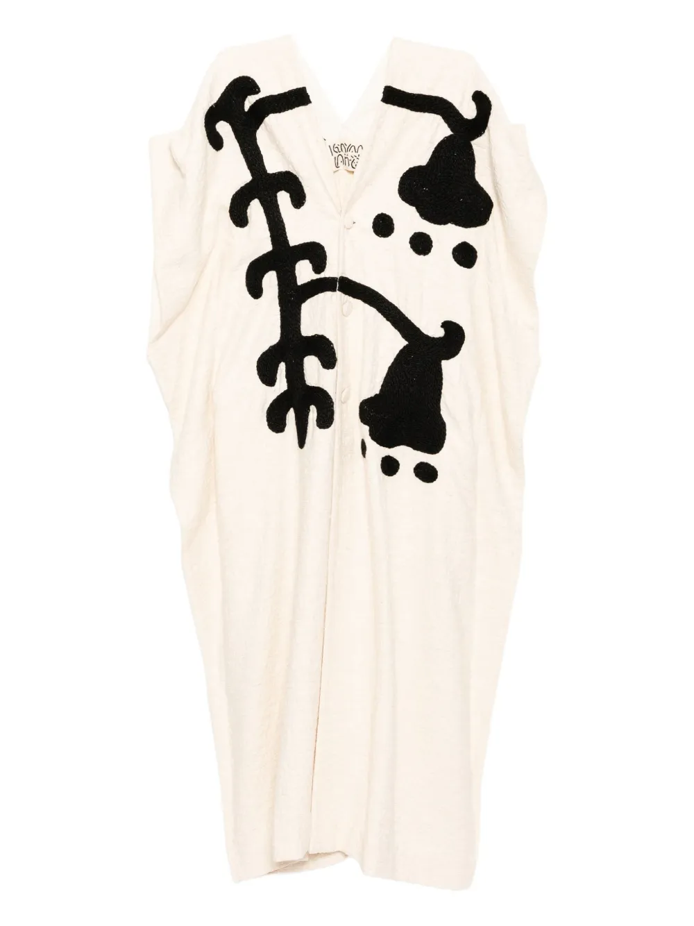 Kinyan Lam hand-woven sleeveless coat | White | Image 1