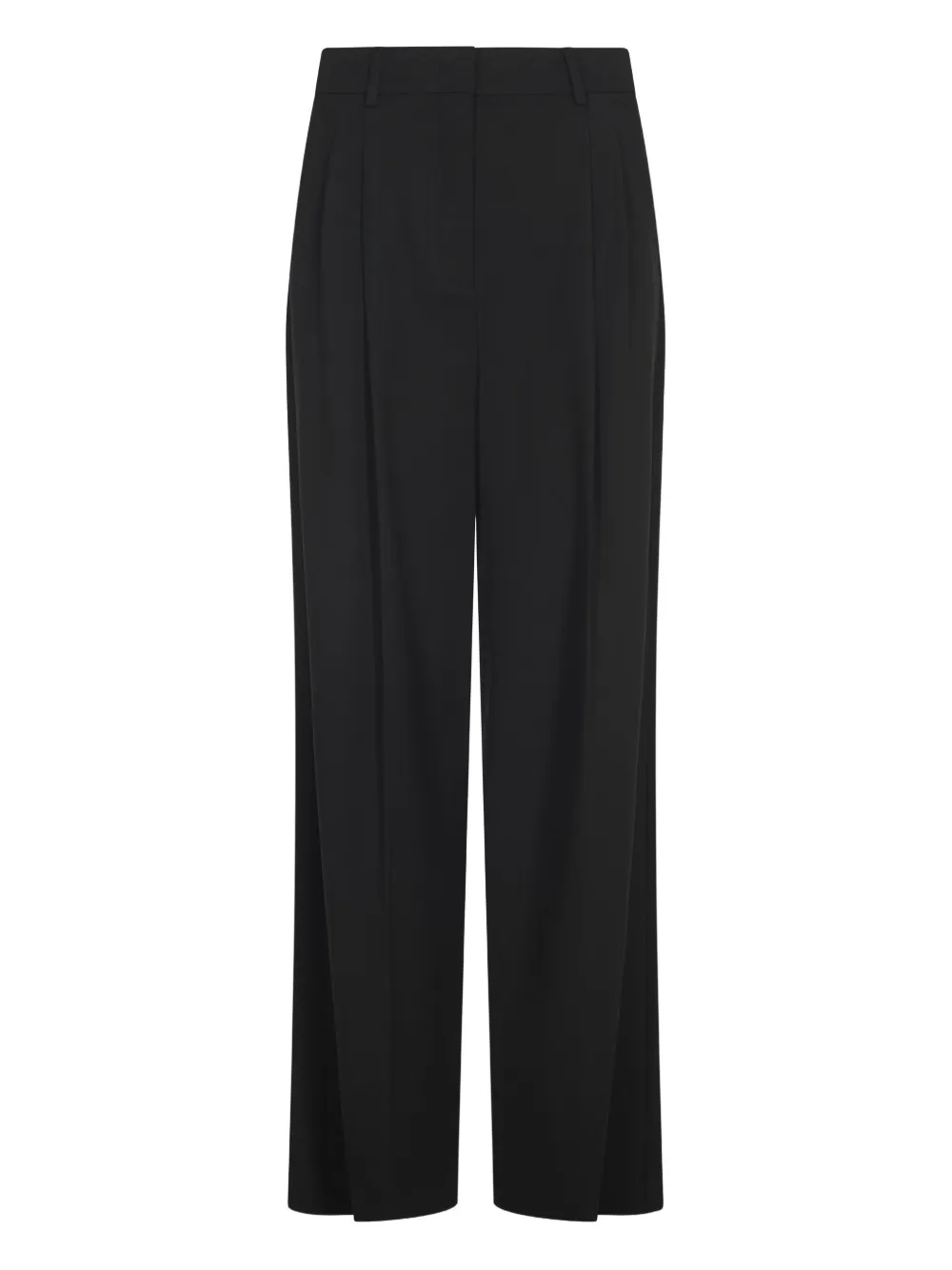 Weekend Max Mara Baiocco pleated trousers Zwart
