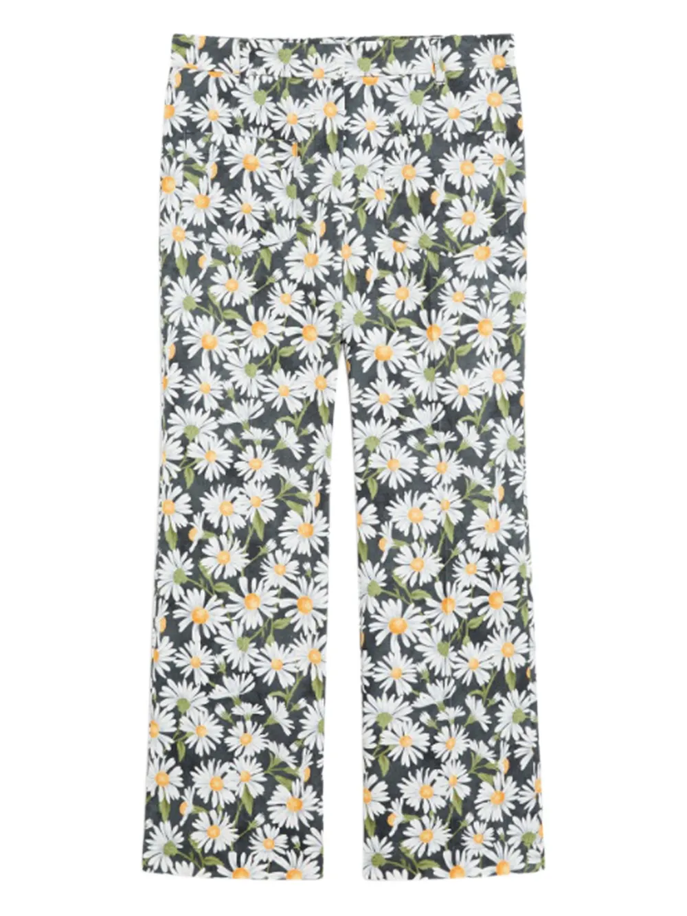 Weekend Max Mara Arten floral-print trousers | White | Image 1