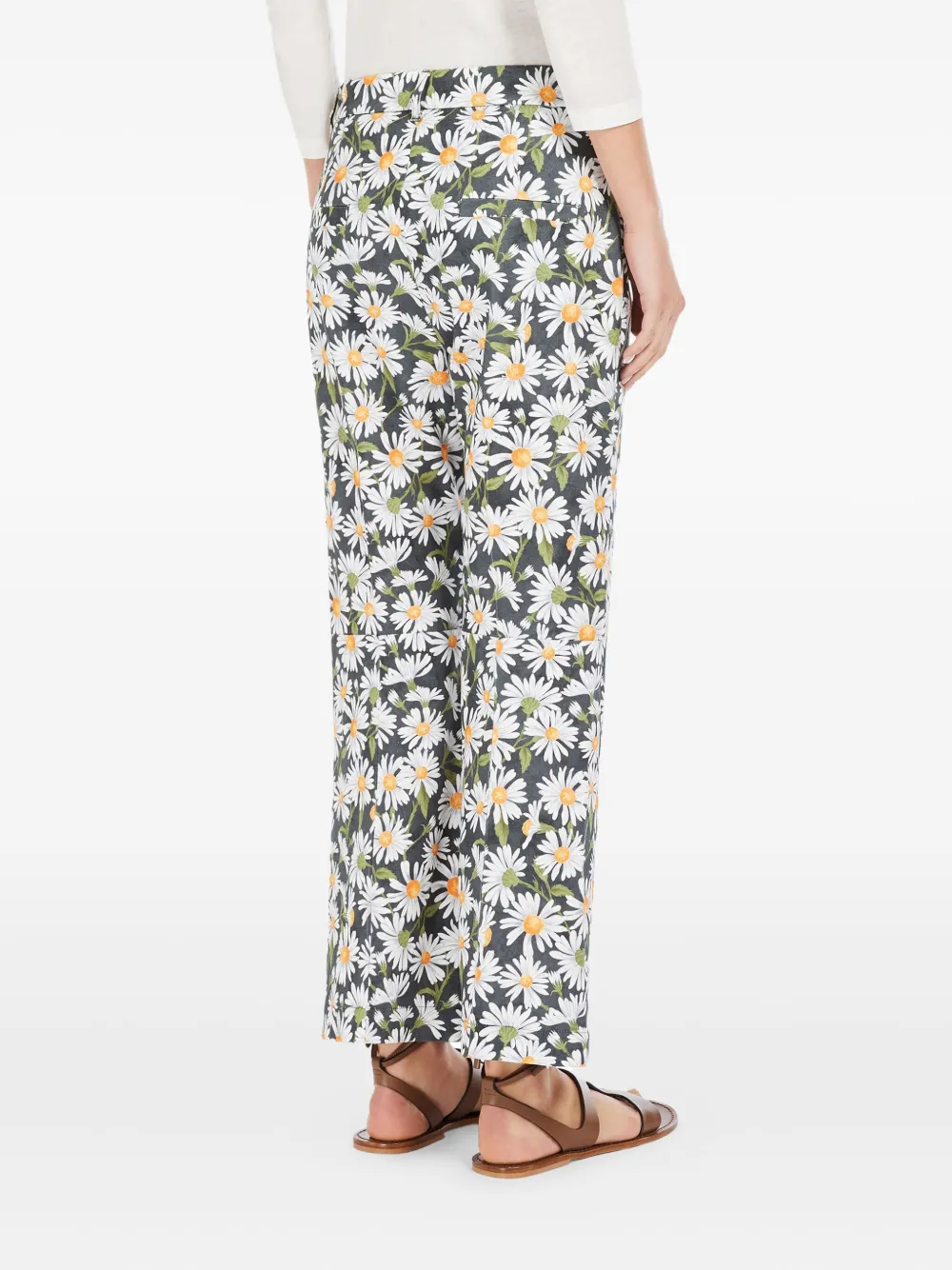 Weekend Max Mara Arten floral-print trousers | Straight-Leg Pants | Image 2