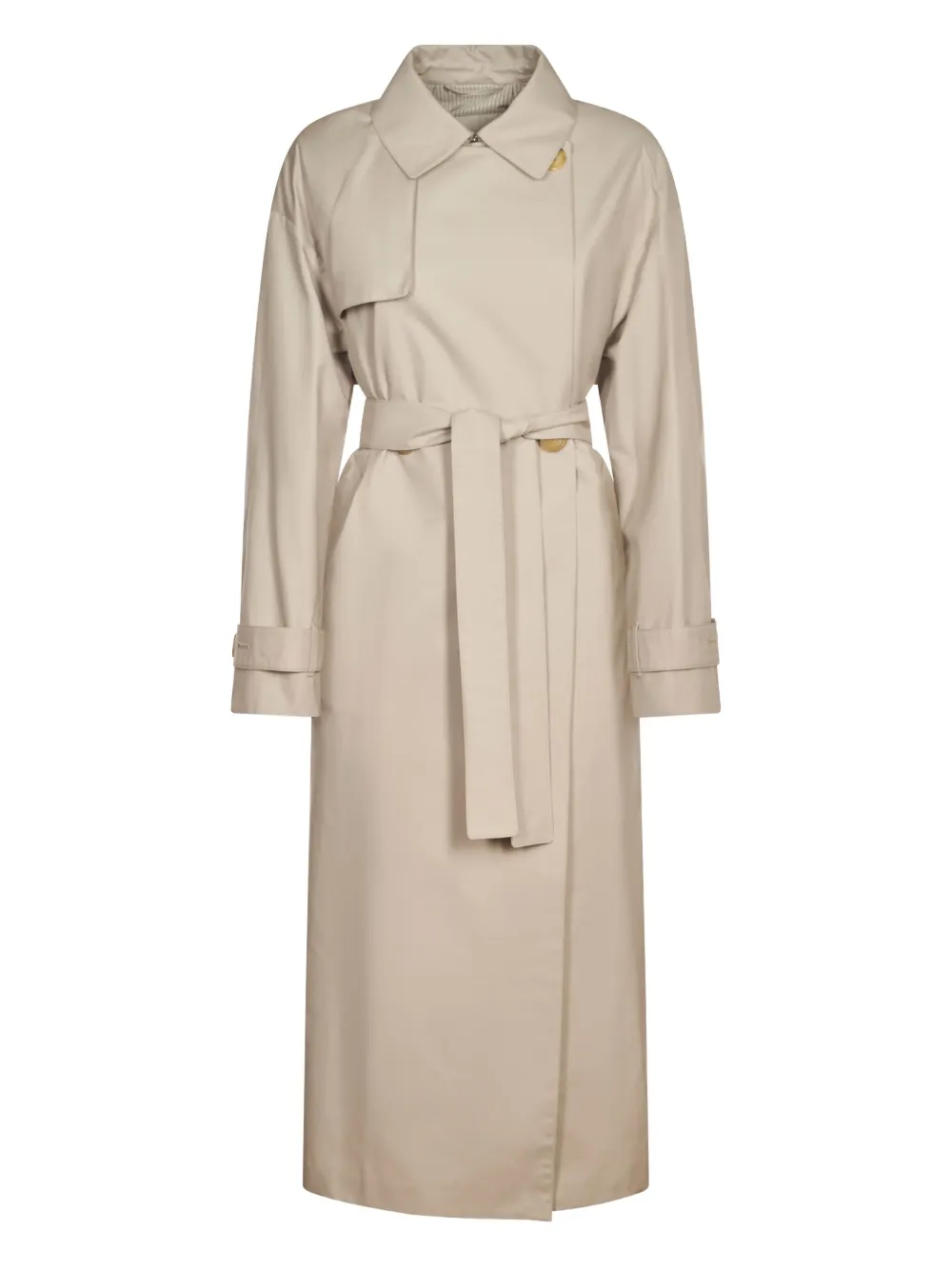 Max Mara The Cube belted trench coat Beige