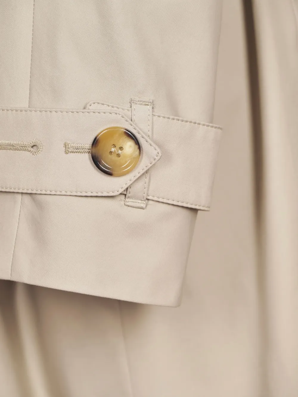 Max Mara The Cube belted trench coat Beige