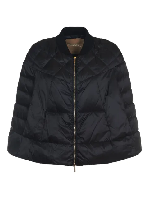 Max Mara quilted cape jacket