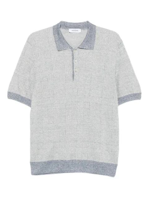 Gran Sasso checked polo shirt