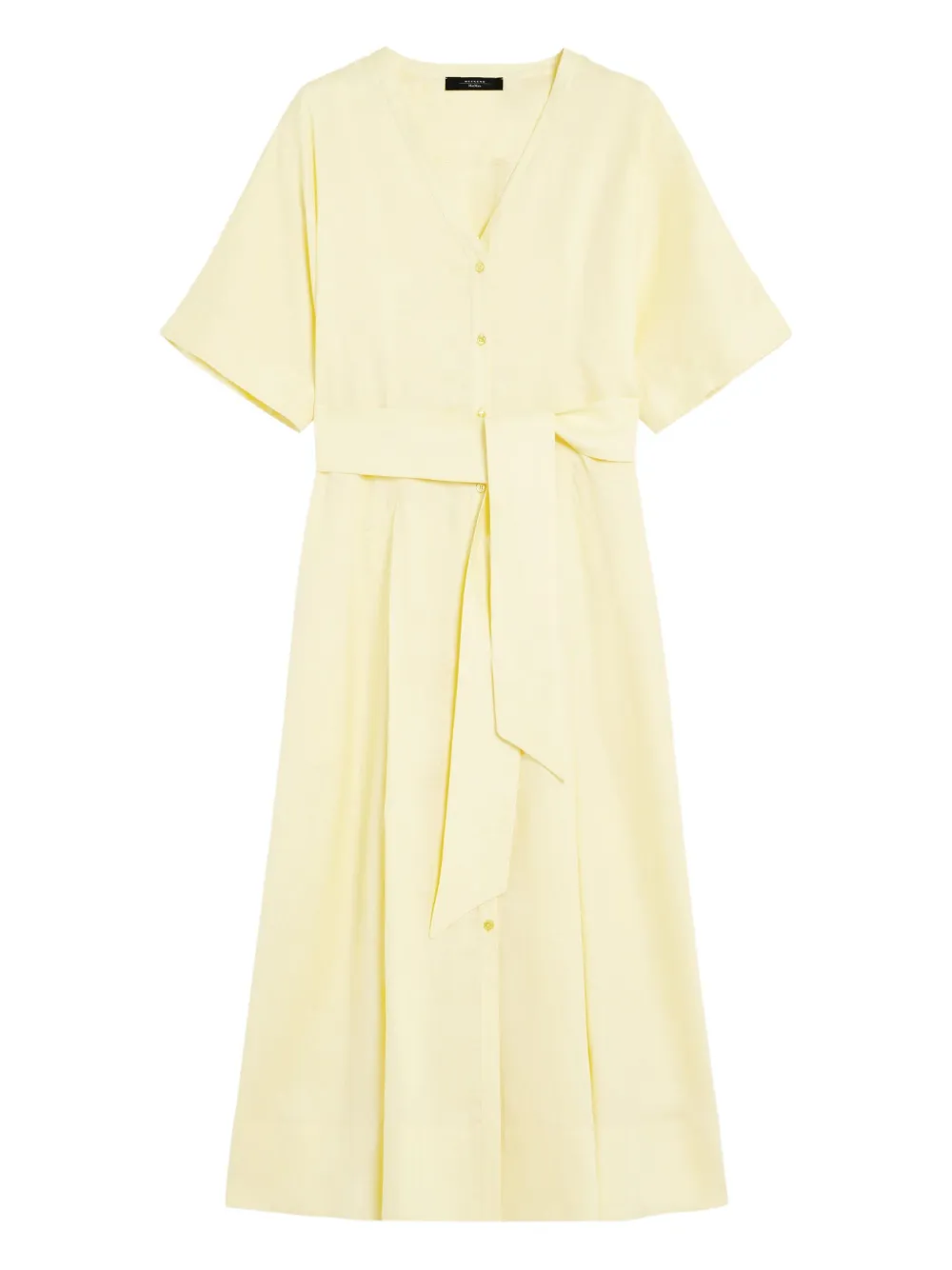Weekend Max Mara button-down belted midi dress | amarillo | Image 1