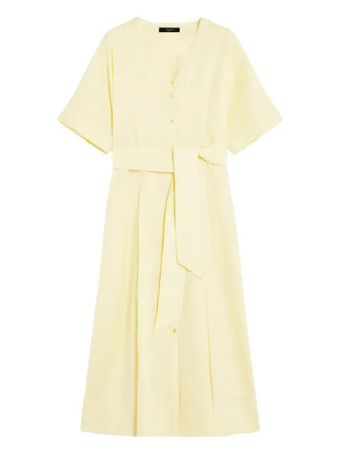 Weekend Max Mara robe mi-longue à taille ceinturée