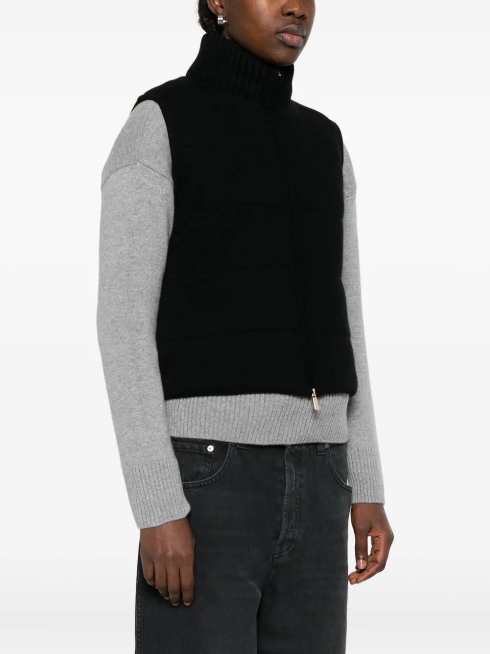 I BLUES Bodywarmer met rits Zwart