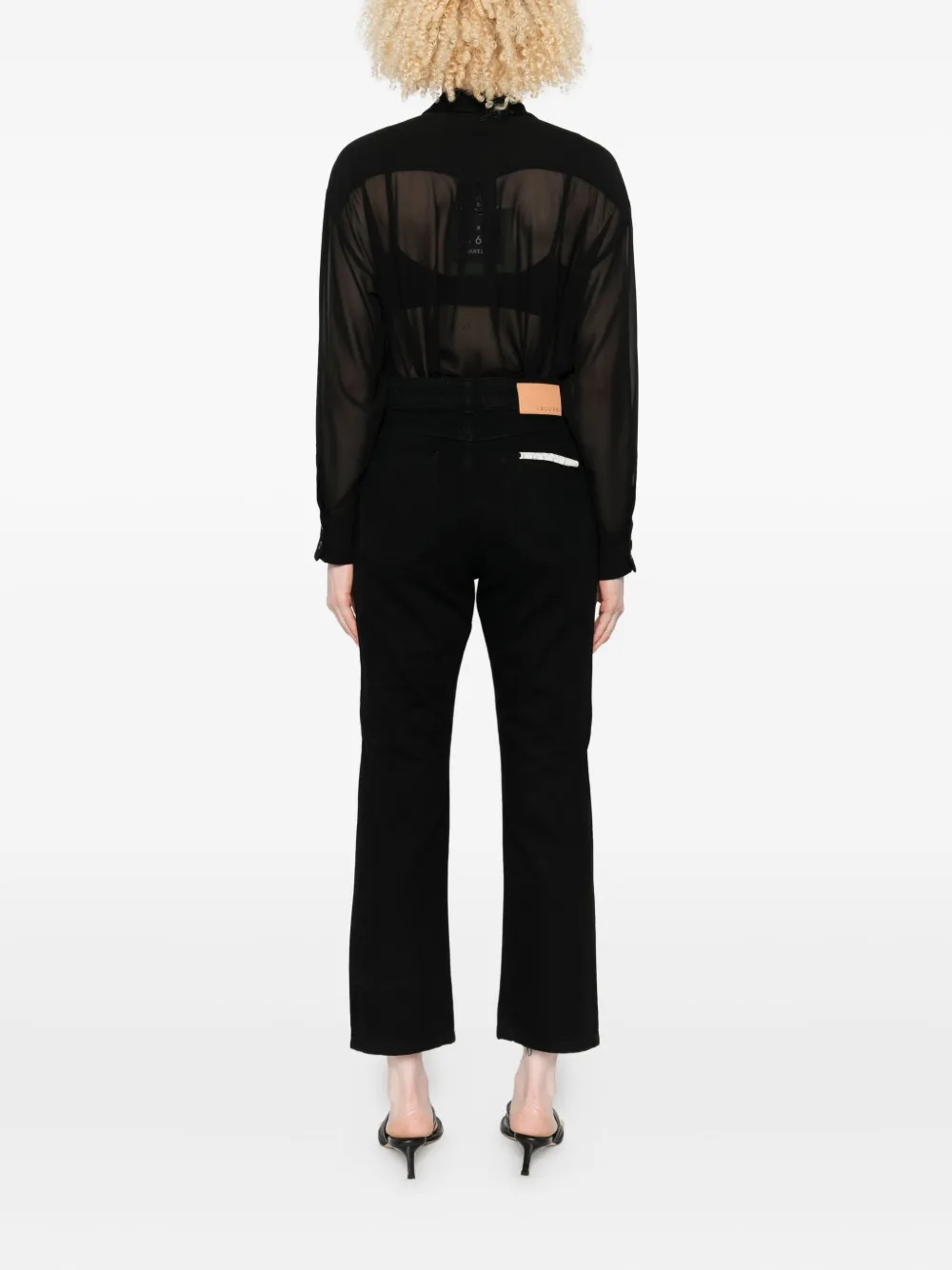 I BLUES DIANASHINE jeans verfraaid met stras Zwart