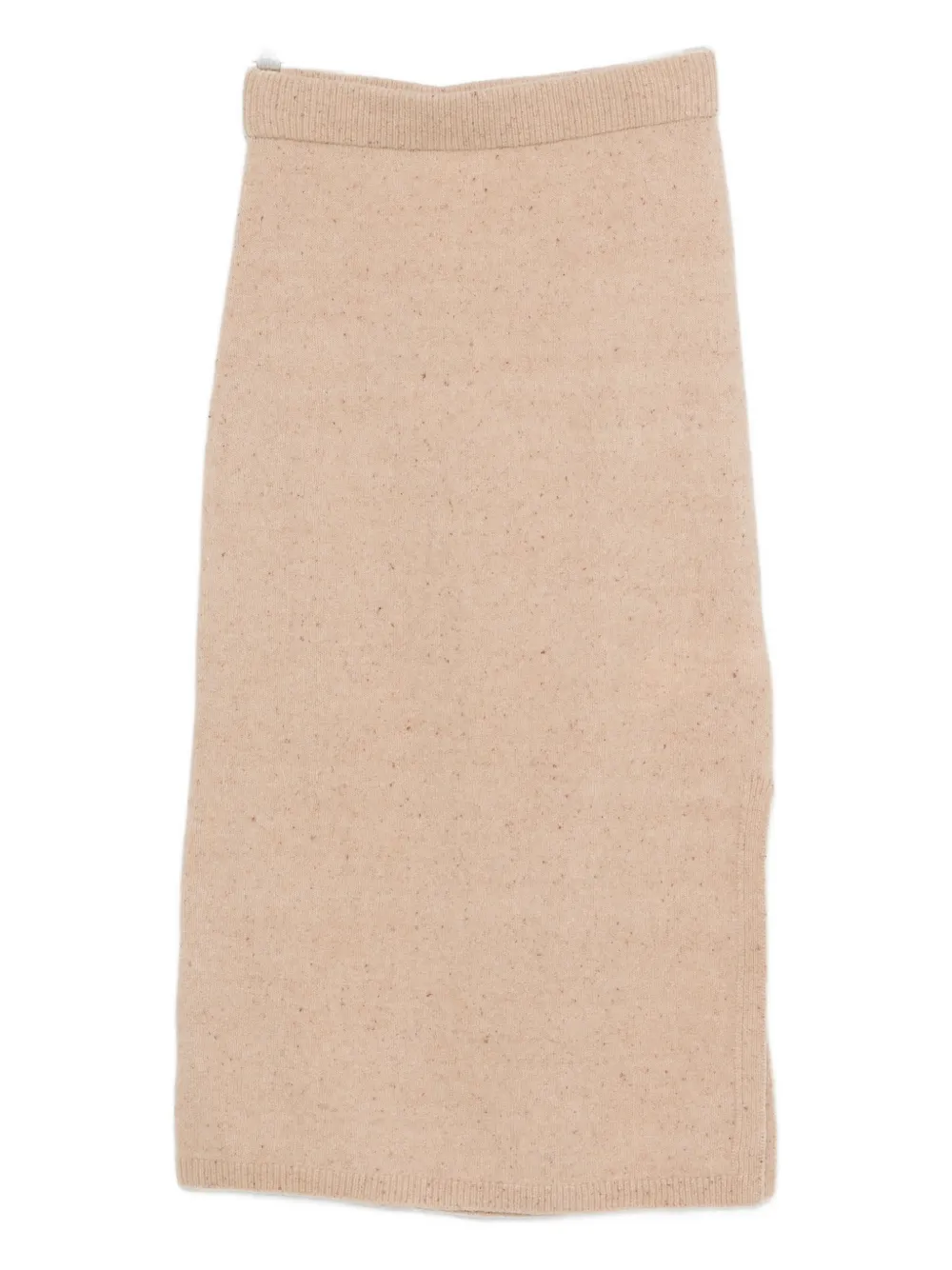 I BLUES Richard ribbed midi skirt - Toni neutri