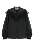 Weekend Max Mara Astice lace-collar shirt - Black