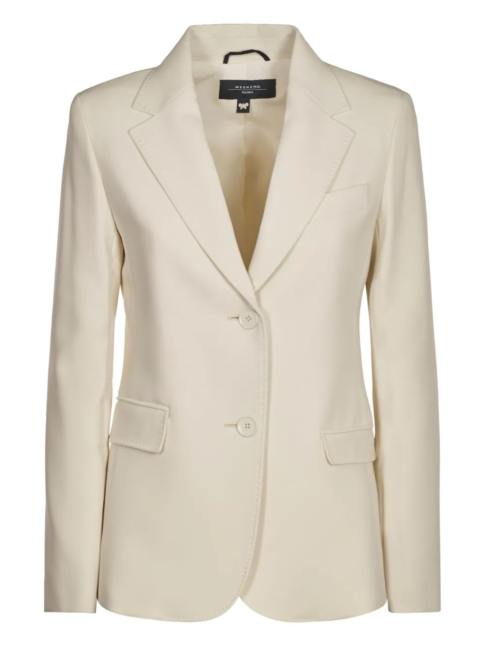 Weekend Max Mara single-breasted tailored blazer Beige