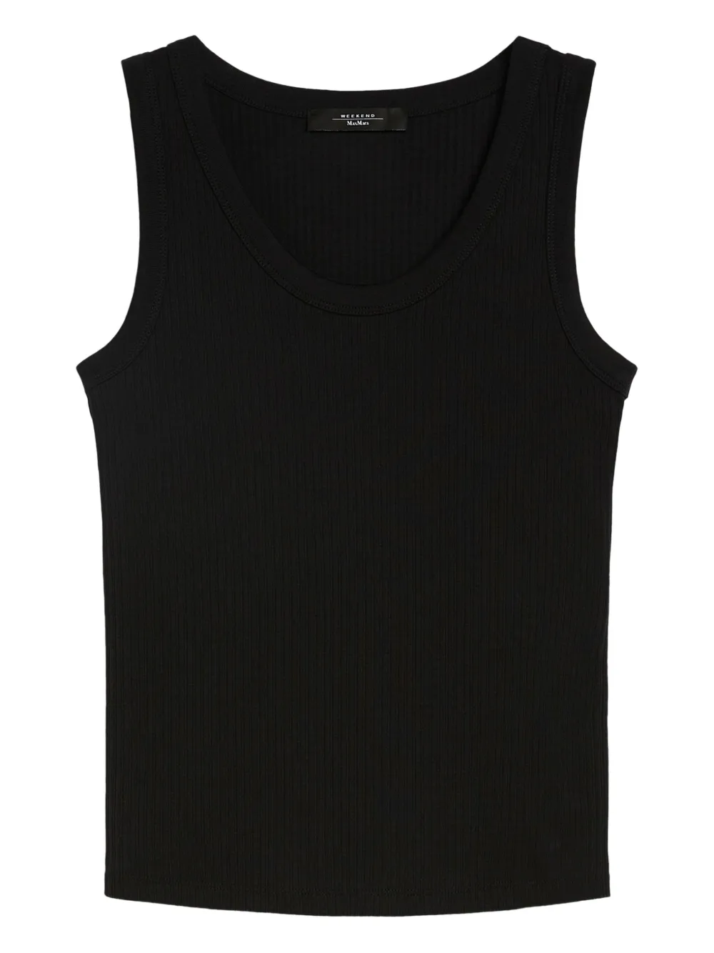 Weekend Max Mara ribbed tank top | Black | Image 1