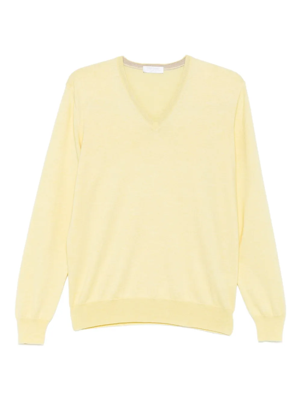 Gran Sasso V-neck top | Yellow | Image 1