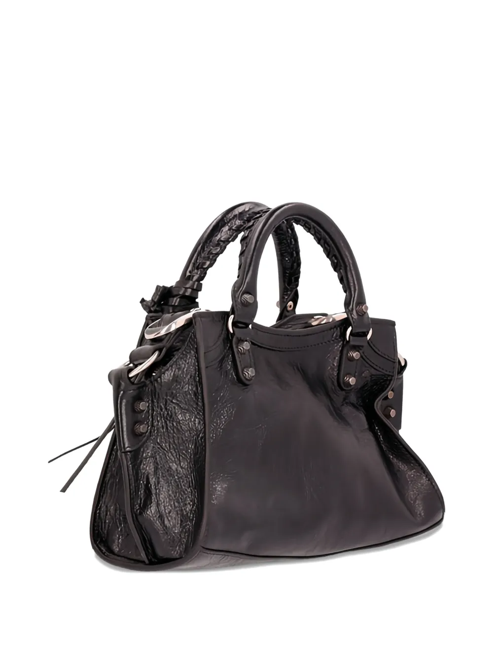 Balenciaga Neo Cagole XS heart-detail tote bag - Bruin