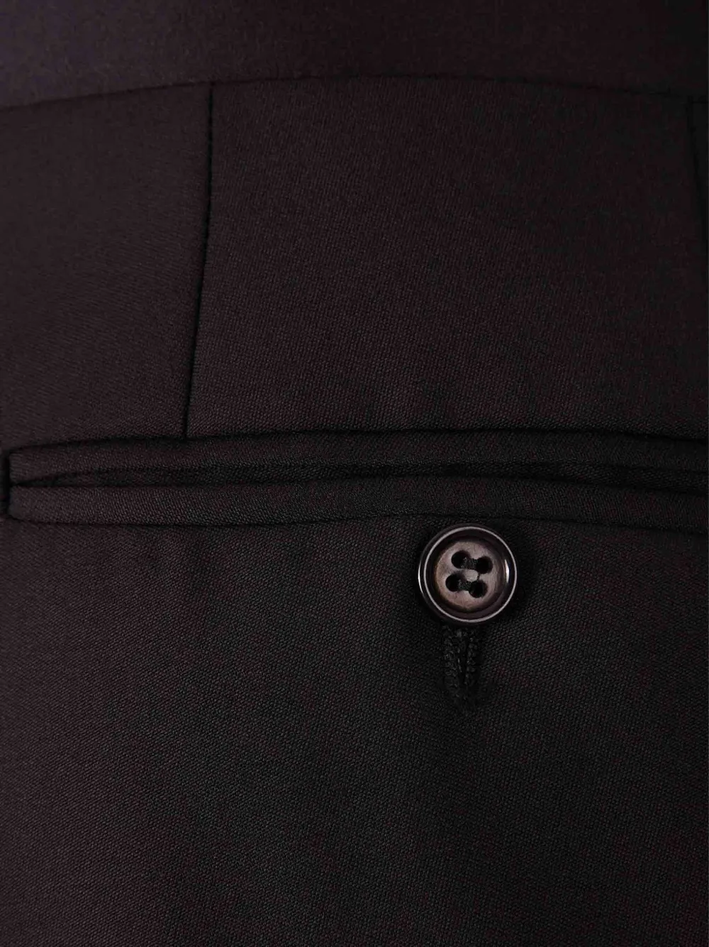 Canali wool trousers Zwart