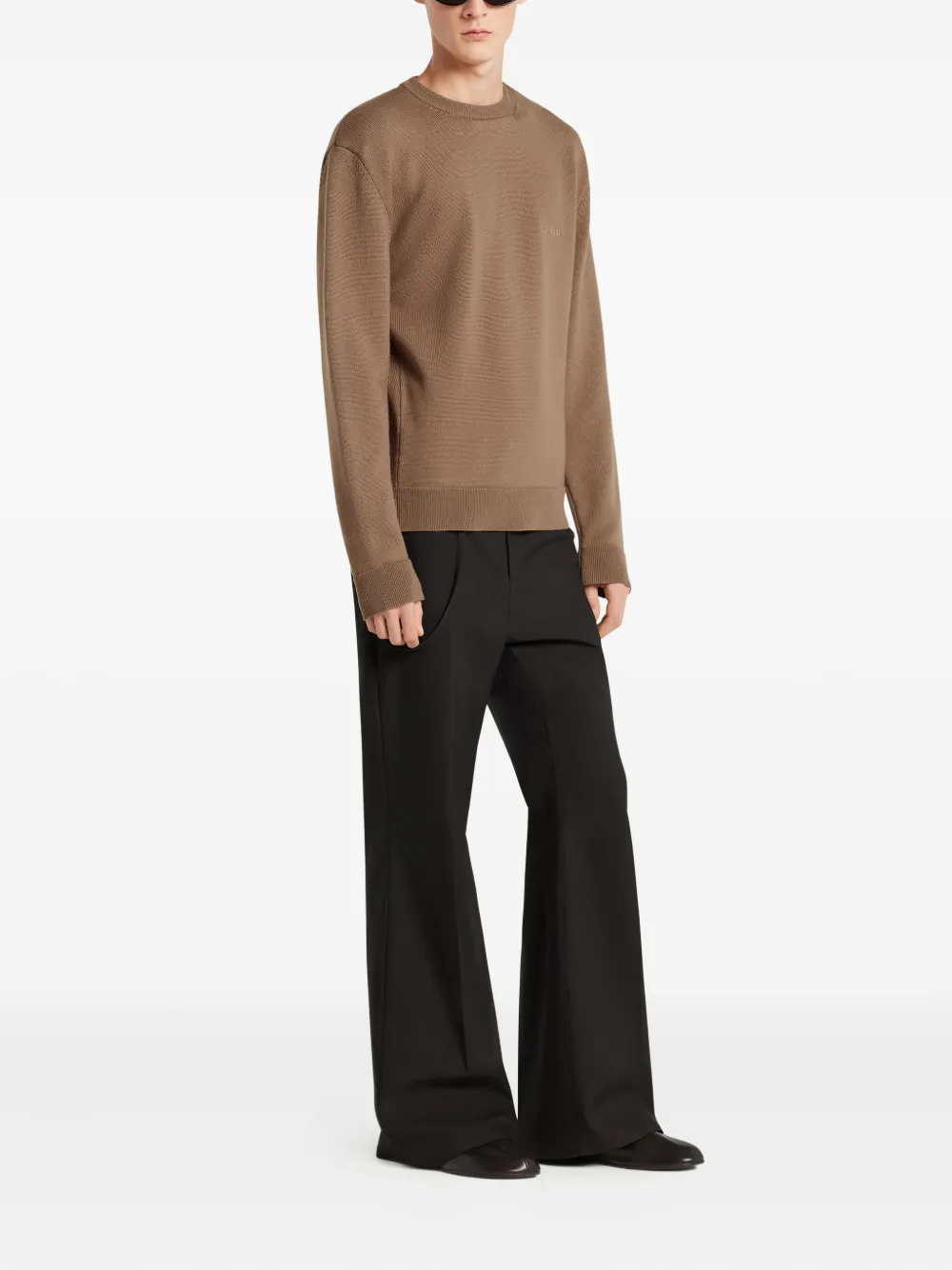 Courrèges crew-neck embroidered sweatshirt Bruin