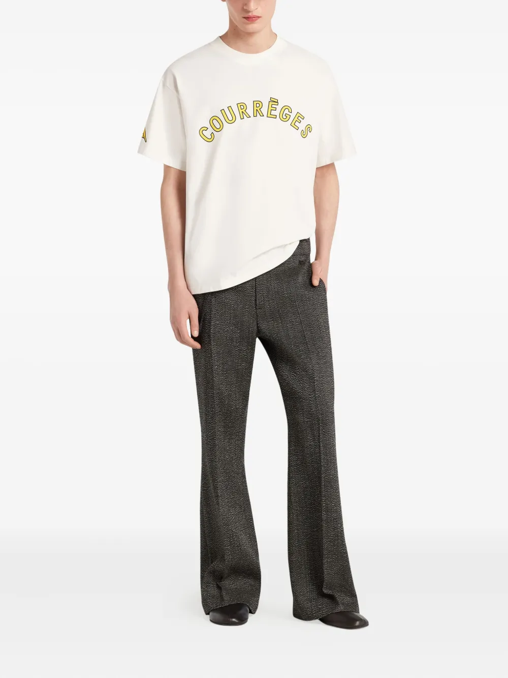 Courrèges logo-print T-shirt | T-Shirts | Image 2