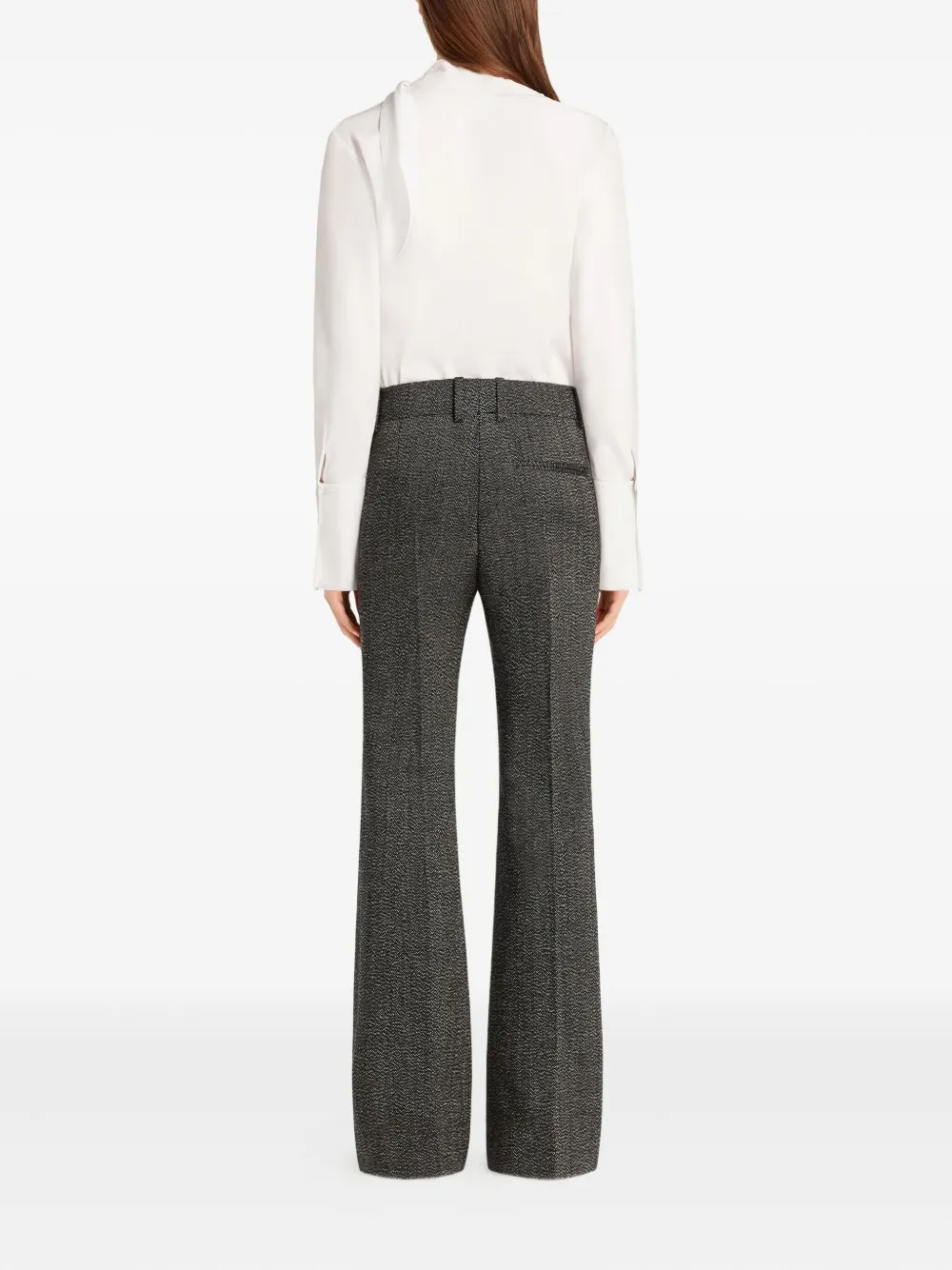 Courrèges Katoenen asymmetrische blouse Beige