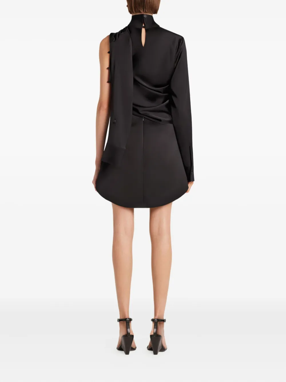 Courrèges Asymmetrische top Zwart
