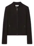 Courrèges zip-up bomber jacket - Black