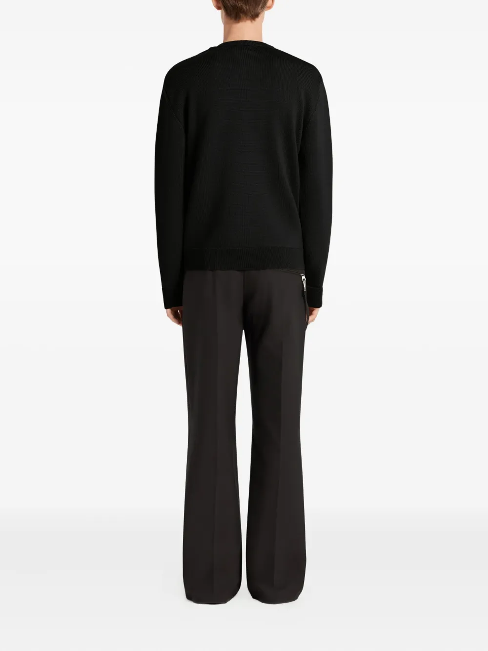 Courrèges Trui met ronde hals Zwart